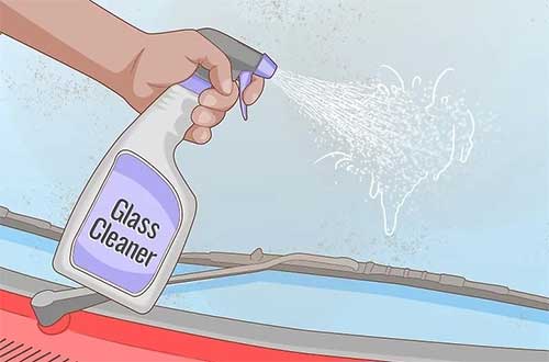تمیز کردن شیشه های خودرو با شیشه پاک کن